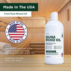 Northwood Sauna - Sauna Wood Oil - 100% Pure Paraffin Oil - Traditional Sauna Sealer - 1 Quart (32 Fl Oz)