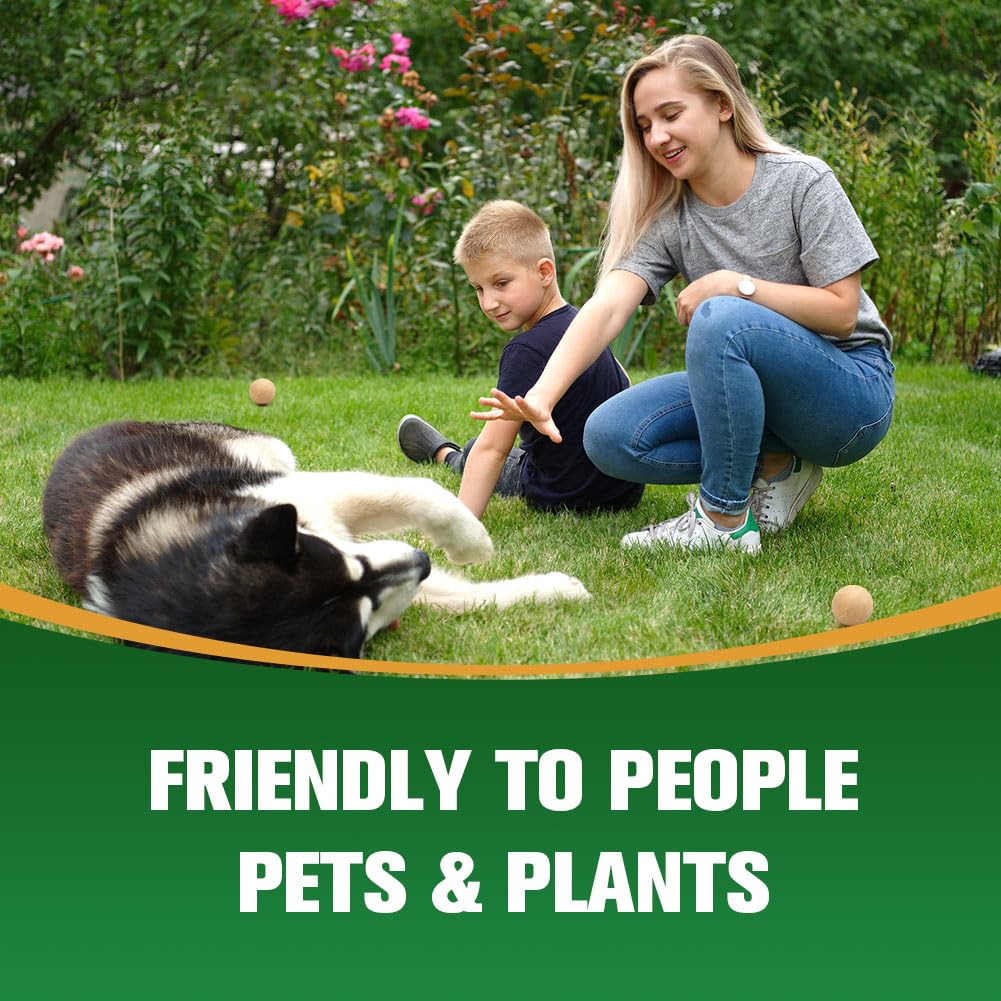 PRBSOQ Deer Repellent for Plants, Rabbit Repellent Outdoor, Deer Away Repellent for Garden, Trees and Lawn, Rabbit Repellent for Plants, Safe for People, Pets and Plants, Lasts Up to 60 Days, 8 Packs