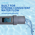 SWIMLINE HYDROTOOLS Pool Pump Filter Connection Hose W/ Cuff | 1.5 Inch X 3 Foot | Heavy-Duty Flexible, Durable & Leakproof | Chemical & UV Resistant | For Above Ground Pools Skimmer Filters & Pumps