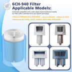 6CH-940 Spa Filter Cartridge Replacement for Unicel, Pleatco PWW50P3, Filbur FC-0359, Aber 03FIL1400, Waterway 817-0050 Front Access Skimmer, Viking Pool Hot Tub Filter Screw SAE Thread Filter 2 Pack