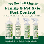 Diatomaceous Earth Food Grade with Peppermint Oil Crawling Insect Killer | Indoor Pest Control Powder for Bed Bug, Roach, Ant, Fleas | Lilly's naturals, 12 fl oz