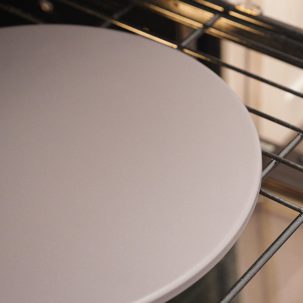 Old Stone Pizza Kitchen Glazed Round Pizza Stone for Oven and Grill, 14 inch