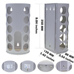 KozyGather Wall-Mounted Plastic Bag Holder (2 Pack) - Multi-Use Kitchen Organizer for Grocery Bags, Socks & Underwear | Space-Saving Design with Adhesive & Screws