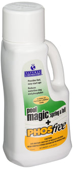 Natural Chemistry Pool Magic + PHOSfree, 1 L Each, Single, Fast & Easy Start-ups, Reduces Waterline Ring & Phosphates, Spring & Fall Pool Maintenance