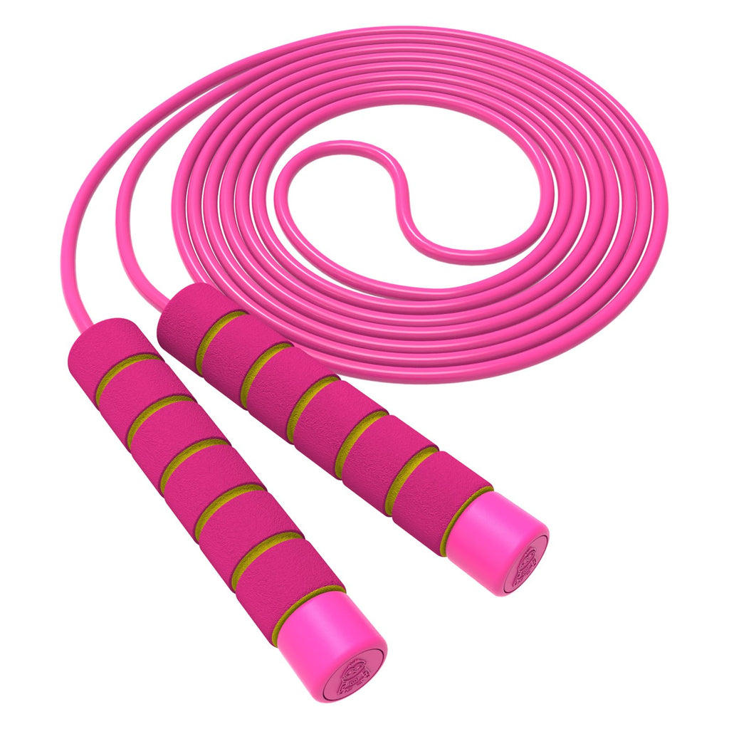 Adjustable Soft Skipping Rope - Toddler Jump Rope With Skin-Friendly Foam Handles For Kids, Boys, Girls, Women, Men - Exercise Activity, Outdoor Fitness