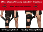 Hinged Knee Brace Support with Strap & Side Patella Stabilizers for Protection & Pain Relief for Arthritis, Meniscus Tear, ACL, MCL - Sports Compression Wrap for Running & Recovery - Men & Women (M)
