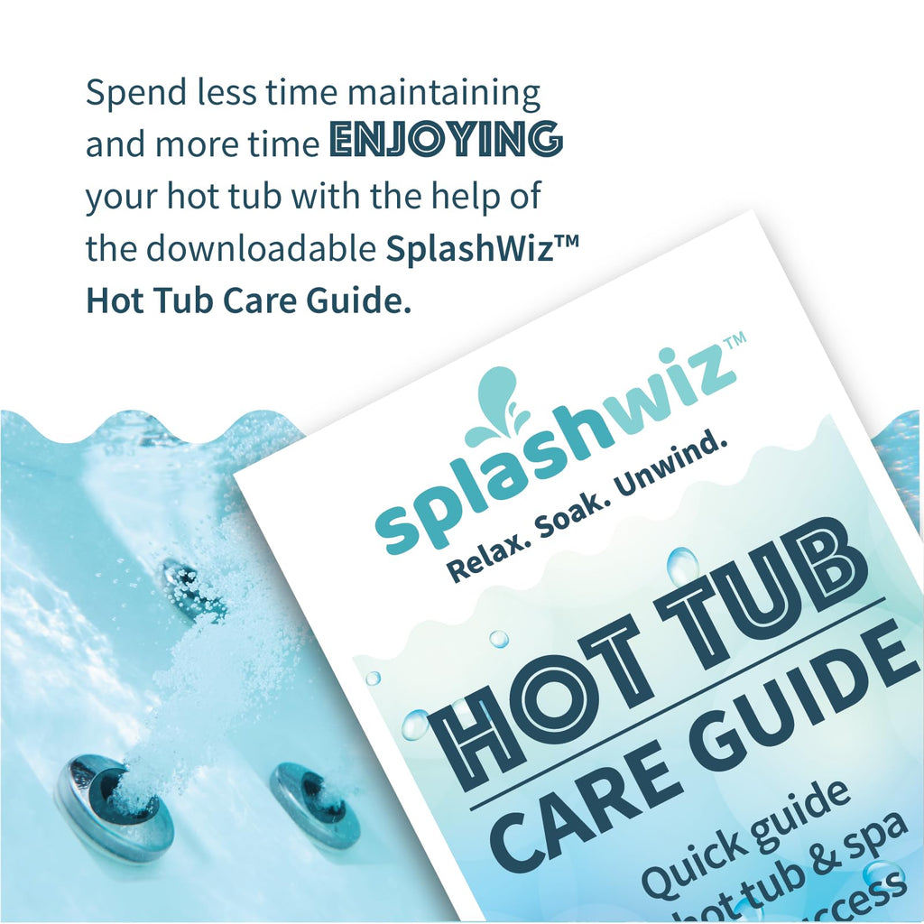 ProTeam Gentle Spa Hot Tub Water Softener & Conditioner — Softens Hard Water, Prevents Scum Lines & Skin Irritation, Borate pH Stabilizer — Fresh Scent, 1.5 lb + SplashWiz Care e-Book