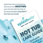 ProTeam Gentle Spa Hot Tub Water Softener & Conditioner — Softens Hard Water, Prevents Scum Lines & Skin Irritation, Borate pH Stabilizer — Fresh Scent, 1.5 lb + SplashWiz Care e-Book