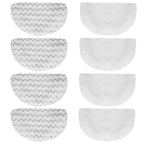 8 Pack Replacement Steam Mop Pads for Bissell Powerfresh Steam Mop 1940 1440 1544 1806 2075 Series, Model 19402 19404 19408 19409 1940a 1940f 1940q 1940t 1940w B0006 B0017, Washable Cleaning Pads