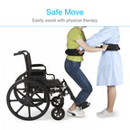 REAQER Gait Belt Transfer Belts for Lifting Seniors Walking and Standing Assist Aid for Bariatric, Elderly, Handicap, Occupational & Physical TherapyCaregiver Nurse Therapist