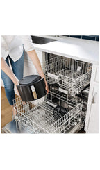 Ninja AF161 Max XL Air Fryer that Cooks, Crisps, Roasts, Bakes, Reheats and Dehydrates, with 5.5 Quart Capacity, and a High Gloss Finish, Grey