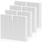Beckacher 10-00814 Hot Tub Spa Flat Filters Compatible with Bullfrog M Series M6 M7 M8 M9, A Series A5 A6 A7 A8 A9 (2023 to Present) and Swim Series S150 S180XD S200-4 Pack