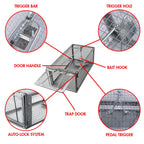 Humane Chipmunk,Rat Trap That Works 12.5"x6.5"x5.5", Small Rodent,Squirrel Trap Cages | Catch and Release | Reusable and Durable | No Kill Animal Trap | for Indoor and Outdoor