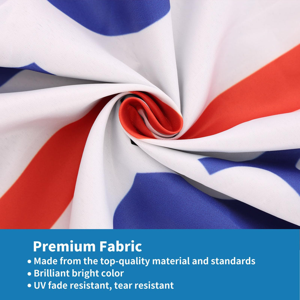Probsin Trump Vance 2024 Flag 3x5 Ft Double Sided Trump Vance'24 Take America Back Flag Banner Party Supplies Home Decor Hanging Poster for College Room Man Cave Welcome Photo Backdrop (White)