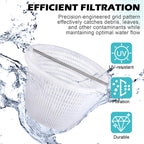 ZTTM Skimmer Basket with Handle, for Pentair 08650-0007 08650-0007Z Sta-Rite U-3 White
