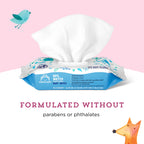 Amazon Brand - Mama Bear 99% Water Baby Wipes, Hypoallergenic, Fragrance Free,72 Count (Pack of 6)