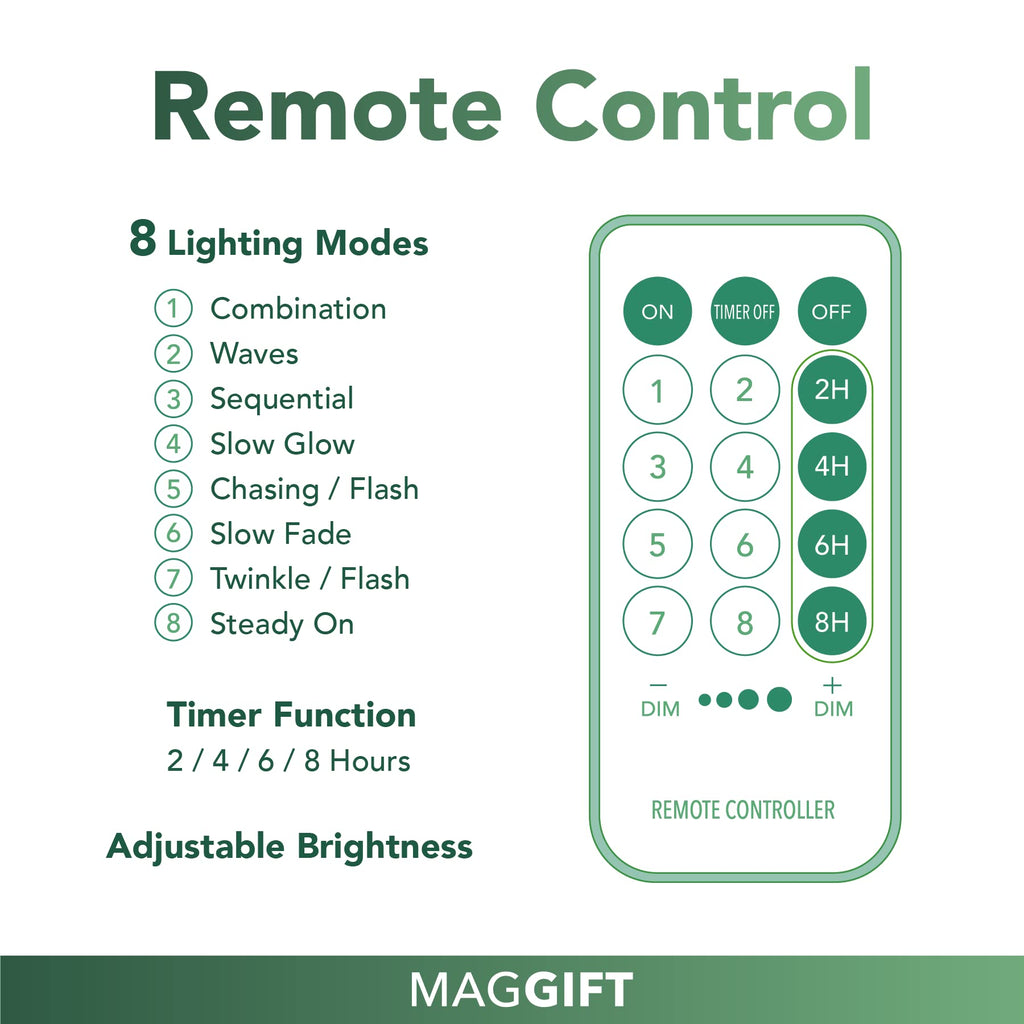 MAGGIFT 304 LED Curtain String Lights, 9.8 x 9.8 ft, 8 Modes Plug in Fairy String Light with Remote Control, Christmas, Backdrop for Indoor Outdoor Bedroom Window Wedding Party Decoration, Blue
