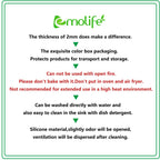 emolife Multipurpose Silicone Counter Mat, Extra Large Silicone Mat for Kitchen Appliance Site on, Countertop Protector, Heat Resistant, Non-Slip, Thick 2mm, 23.6 by 15.7 Inch
