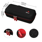 Mchoi Hard Case Suitable for Tascam Portacapture X8 High Resolution Adaptive Multi-Track Recorder, Waterproof Shockproof Record Device Digital Recorder Protective Case, Case Only