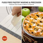Silicone Mat, 24 x 36inch Extra Large Non-stick Pastry Baking Mat with Measurement, Resuable Thick Cookie Sheet Counter Mat, Dough Rolling Mat, Oven Liner, Fondant/Pie Crust Mat