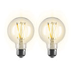 Geeni Smart Light Bulb - Alexa and Google Home Compatible, Tunable White LED Programmable and Dimmable WiFi Light Bulb, App Controlled (G25-2 Pack)