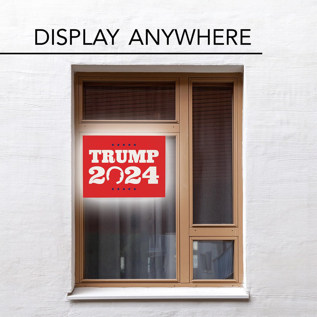 Swift Signs - Trump 2024 Yard Sign | Vote Republican Outdoor Decor for Presidential Election 2024 - Durable, Weatherproof Lawn Sign with H-Stake for Home, Window, or Office - 24x18 inches