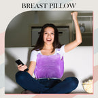Suzile Mastectomy Pillow Post Surgery, Breast Pillow for After Breast Cancer Mastectomy Necessities, Surgery Recovery Gifts for Women(Lavender)