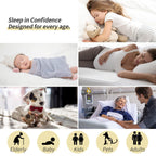 CoolShields Waterproof Bed Pads Incontinence 34'' x 36'' (2 Pack) Washable Reusable Bedwetting Mattress Protector Pad for Kids, Adults, Elderly, and Pets