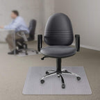 Kuyal Office Chair Mat for Carpets,Transparent Thick and Sturdy Floor Mats for Low and No Pile Carpeted Floors, with Studs (36" X 48" Rectangle)