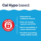 HTH 52040B Swimming Pool Care Shock Ultra, Swimming Pool Chemical, Cal Hypo Formula, 1lb (6 Pack)