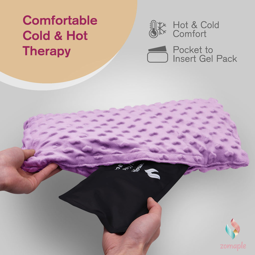 Hysterectomy Seat Belt Pillow - Recovery After Double Mastectomy, Heart, Abdominal, Breast Reduction & Augmentation, Tummy Tuck, C Section Surgery - Gel Pack Included- Seatbelt Pillow Gifts for Women