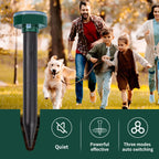 Upgrade 8PK Mole Repellent for lawns Gopher Repellent Ultrasonic Solar Powered Snake Repellent Deterrent Mole Repeller Vole Repellent Outdoor Lawns Garden Yard All Pests Sonic Spikes Stakes Chaser