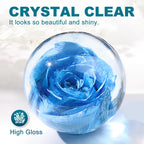 LET'S RESIN Epoxy Resin Kit,1 Gallon Bubble Free & Crystal Clear Epoxy Resin for Casting, DIY, Art, Molds,Jewelry（Including 0.5 Gallon Resin + 0.5 Gallon Hardener）