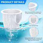 Sanyasi 070387 Strainer Basket Replacement for Pentair Whisperflo Intelliflo Pool Pump Basket, Replace 91110040 B-199 B199 Pool Filter Basket