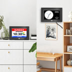 MRCHYDZ 7 Inch Clock with Day and Date for Elderly Large Display Digital Clock 12 Alarms 3 Medicine Reminders Large Font Dementia Clocks Alarm Clock for Seniors Day Clock Black