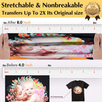 TransOurDream Heat Transfer Paper for Dark T Shirts(20 Sheets, 8.5x11),Printable HTV Heat Transfer Vinyl for Inkjet Printers