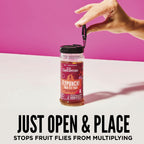 Aunt Fannie’s FlyPunch Fruit Fly Trap (2 Pack): for Indoor and Kitchen Use – Made with Plant Based Ingredients