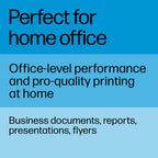 HP OfficeJet Pro 8135e Wireless All-in-One Color Inkjet Printer, Print, Scan, Copy, Fax, ADF, Duplex Printing, Best-for-Home Office, 3 Months of Ink Included (40Q35A)