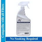Ultimate Spa & Pool Filter Cleaner Spray, Professional Strength Fast Acting No Soak Hot Tub, Cartridge & Sand Filter Cleaning, Removes Body Oils, Sunscreen, Grease & Organic Build-Up. 32 oz.