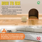 DALIYREPAL Pest Repellent Balls, Rodent Repellent,High-Strength Mouse Repellent Peppermint,Mice Repellent,Rat Repellent Whemoalus Repels Rodents,Spiders, Roaches,Ants,Moths & Other Pests 8 Balls/Bag