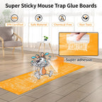 6 Pack 47 * 11 in Large Rat Traps, Heavy Duty Sticky Mouse Traps for House Indoor, Extra Strength Snake Traps for Mice Rat Snake Roach Lizard Spider Scorpion and Other Pests