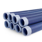 POOLWHALE Professional Swimming Pool Vacuum Cleaner Hose -1.5” 8 Piece Hoses, Perfect Vacuum Extension/Replacement - Compatible with all Major Automatic Pool Cleaners