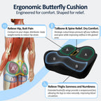 EaseDrives® X Large Memory Foam Seat Cushions for Office Chairs, Long Sitting Pressure Relief Ergonomic Office Chair Cushion for Butt Coccyx Tailbone Sciatica, Car, Wheelchair Seat Booster for Height