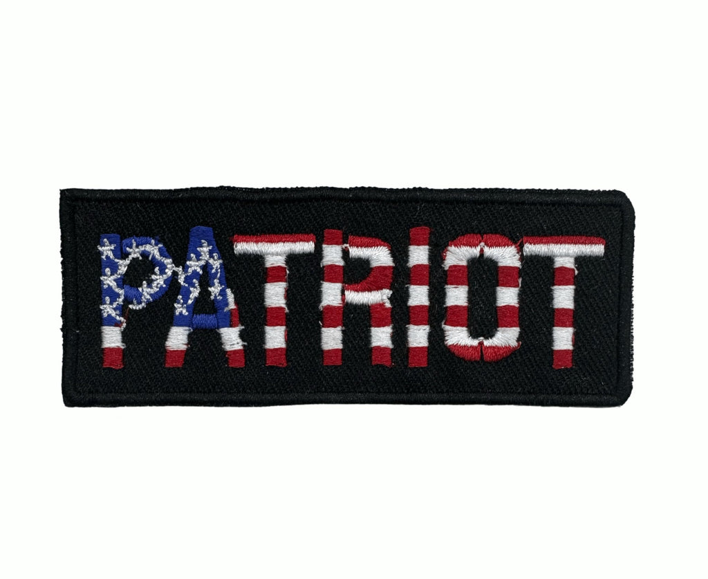 2024 Trump Patriotic Iron Sew On Patch Set Tactical Biker Leather Jacket Vest Patches, 6 Pieces with American Flag, Military, 2nd Amendment - Make America Great Again - MAGA Inspired Gear for Patriots