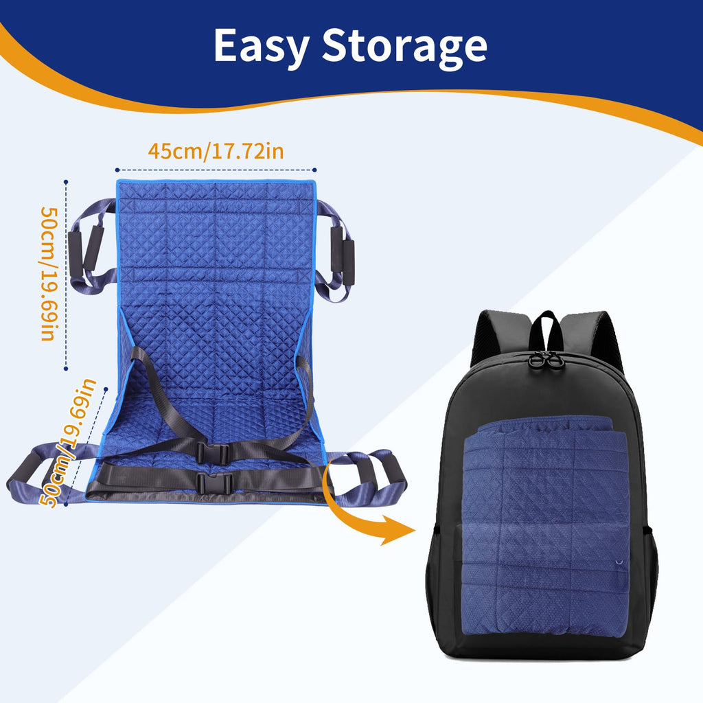 XAOMING Patient Lift Transfer Chair,Stair Lifts for Seniors,Emergency Evacuation Chair Pad,Stair Assist Slide Board Transferring for Disabled