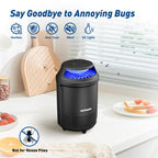vertmuro Indoor Insect Trap, 2-Mode Bug Catcher & Mos with Strong Suction,UV Light, Mosquito Bug Zapper for Fruit Flies, Gnats, Moths