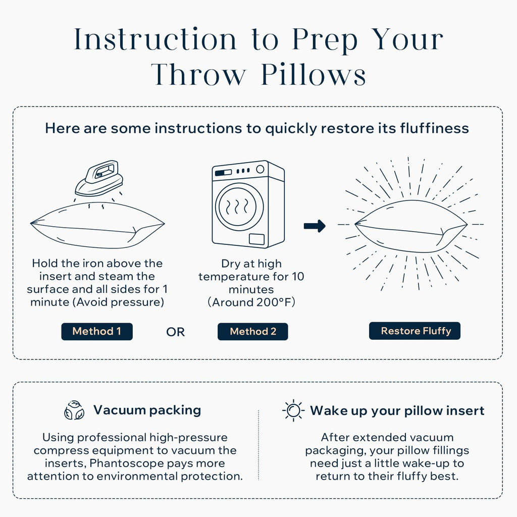 Phantoscope Pillow Inserts, Hypoallergenic 100% Virgin Fiber Square Form Microfiber Throw Pillow Inserts, Couch Bed Pillows 45x45 cm, 18x18 Inch (Pack of 4)