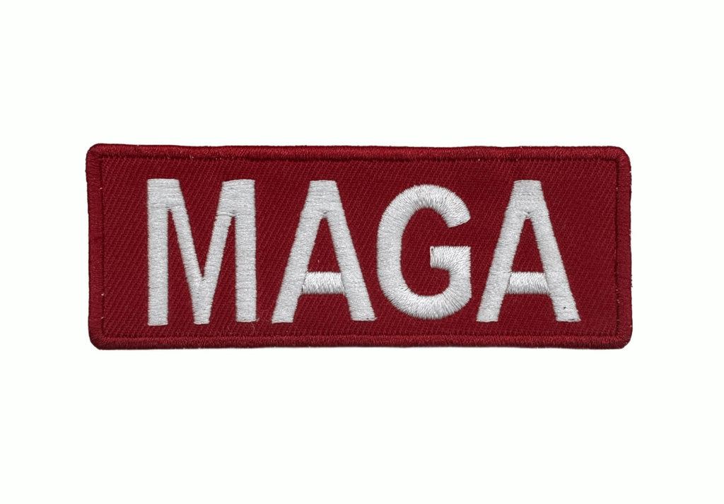 2024 Trump Patriotic Iron Sew On Patch Set Tactical Biker Leather Jacket Vest Patches, 6 Pieces with American Flag, Military, 2nd Amendment - Make America Great Again - MAGA Inspired Gear for Patriots