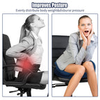 SAHEYER Donut Pillow for Tailbone Pain Relief and Hemorrhoids, Memory Foam Donut Cushion for Sciatica Nerve, Seat Cushion Butt Pillow for Men Women at Home Office Chair Car Long Sitting Comfort, Blue