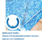 8 Pack Pool Cleaner Hose Weight Compatible with Zodiac Baracuda W83247 X70105 or Pentair Kreepy Krauly K12054 K12454, Blue